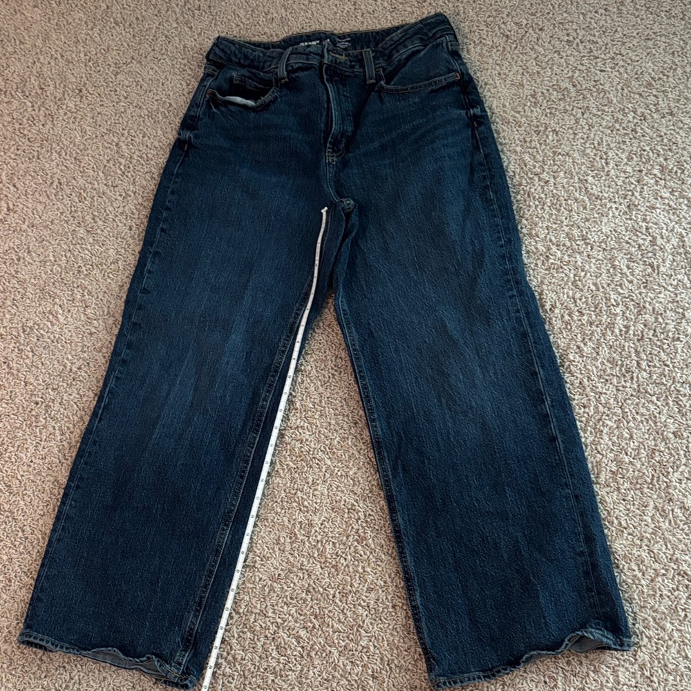 Old Navy Petite High-Rise Wide Leg Jeans